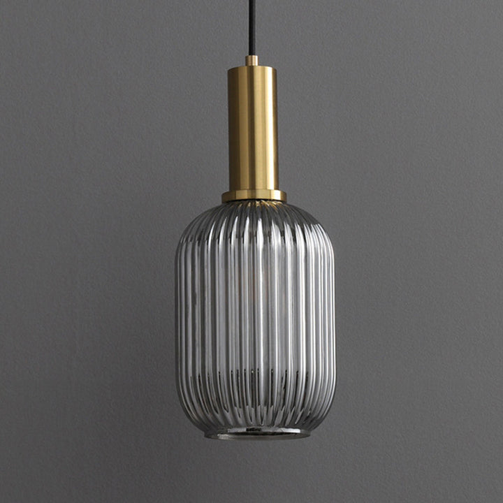 Vintage Stained Glass Lantern Shape Pendant Light | Kalsten