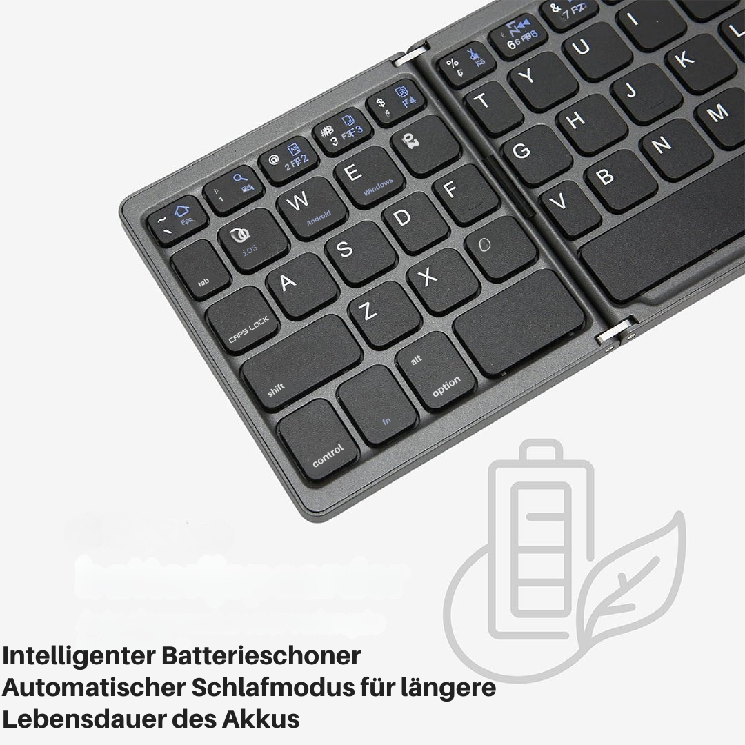 Foldable Bluetooth Keyboard with Touchpad