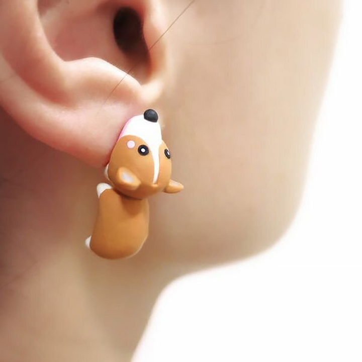 Kalsten | Cute Animal Bite Earrings, 1 Pair