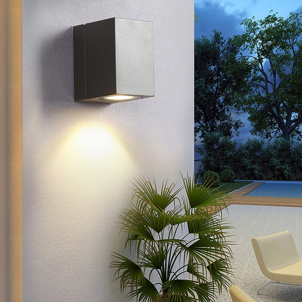 Square Adjustable Waterproof Motion Sensor LED Sconces Indoor Outdoor Wall Lamp Spot Lights | Kalsten