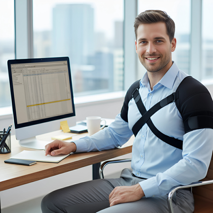 Cross-Compression Stability – Breathable Mesh Comfort – Relieves Shoulder Pain & Improves Posture Kalsten