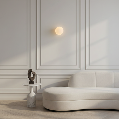 Solstice Frosted Glass Wall Sconce