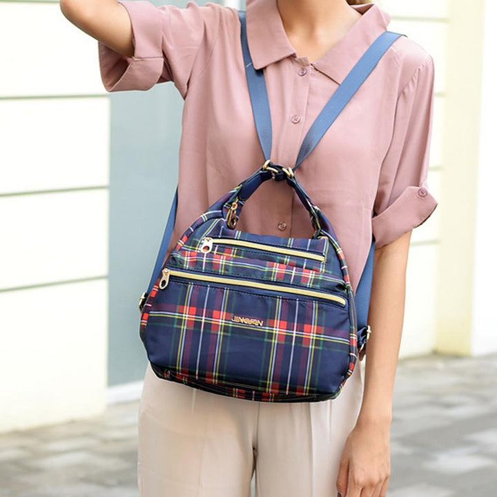 Bag with double zippers, backpack, handbag and crossbody bag | Kalsten