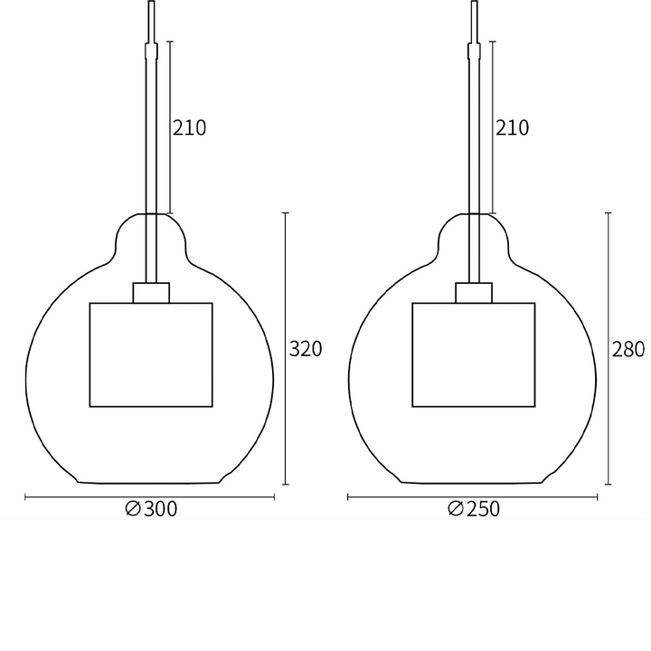 Modern Decor Chiswick Glass Pendant Light | Kalsten
