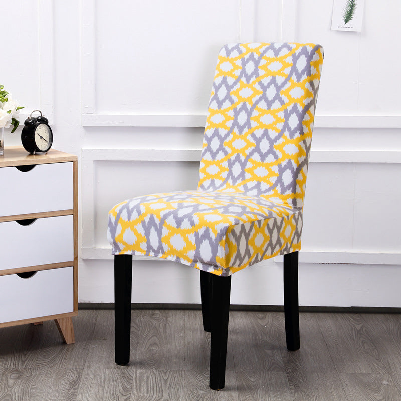 Multicolored spandex chair cover | Kalsten