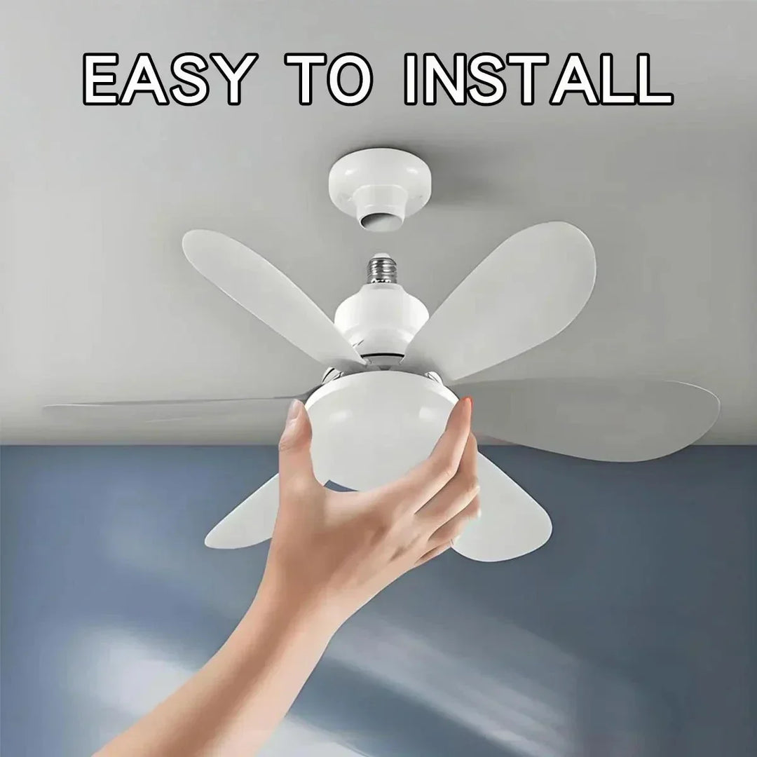 Ceiling fan LED with remote control and dimmable light | Kalsten