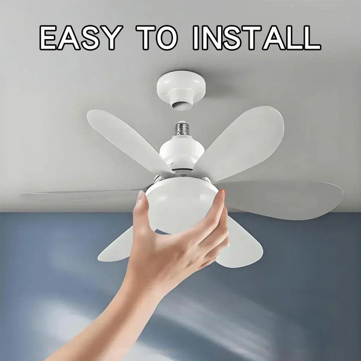 Ceiling fan LED with remote control and dimmable light | Kalsten