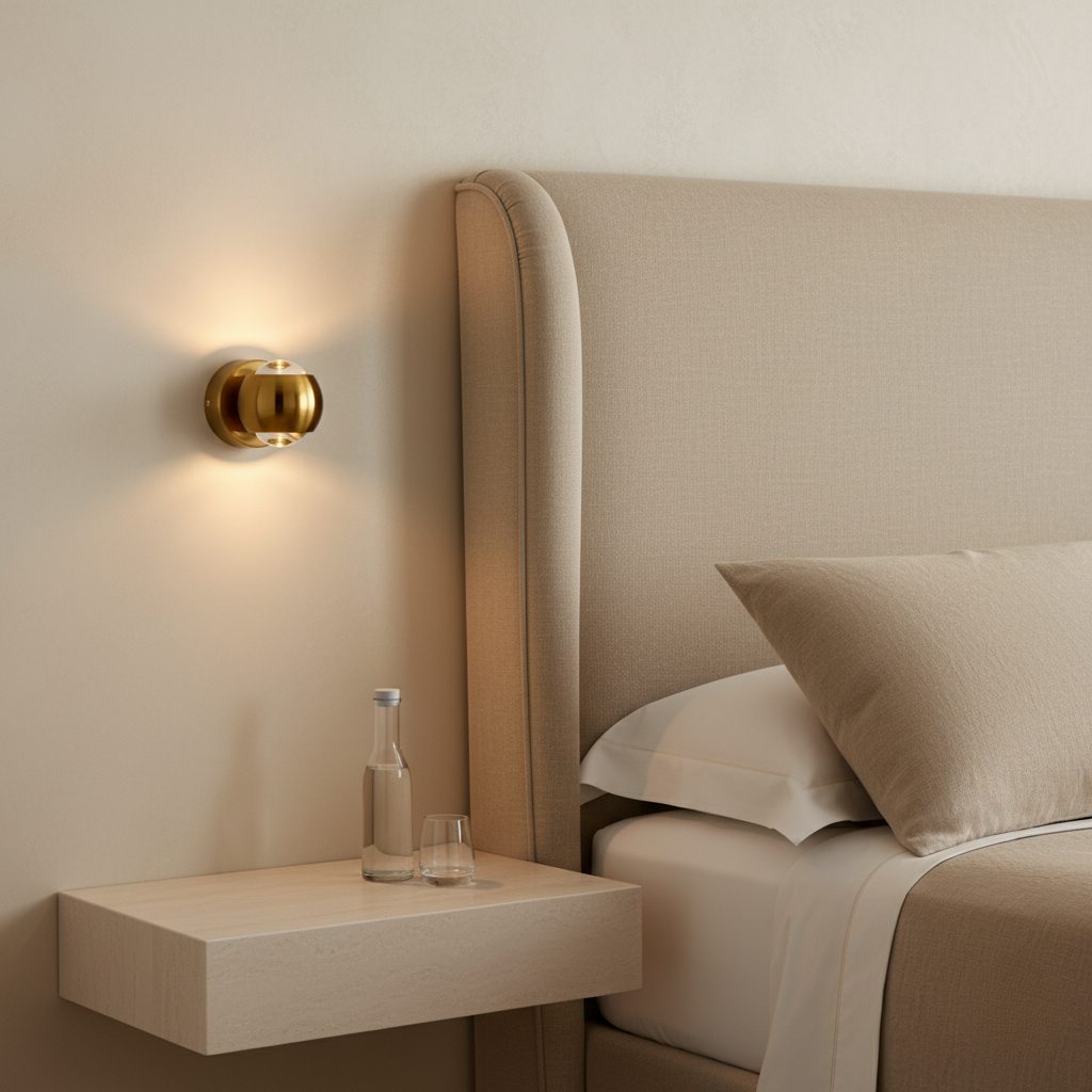 Diabolo Hourglass Dual-Beam Wall Sconce