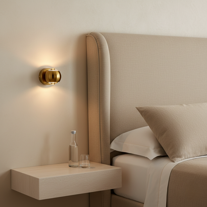 Diabolo Hourglass Dual-Beam Wall Sconce