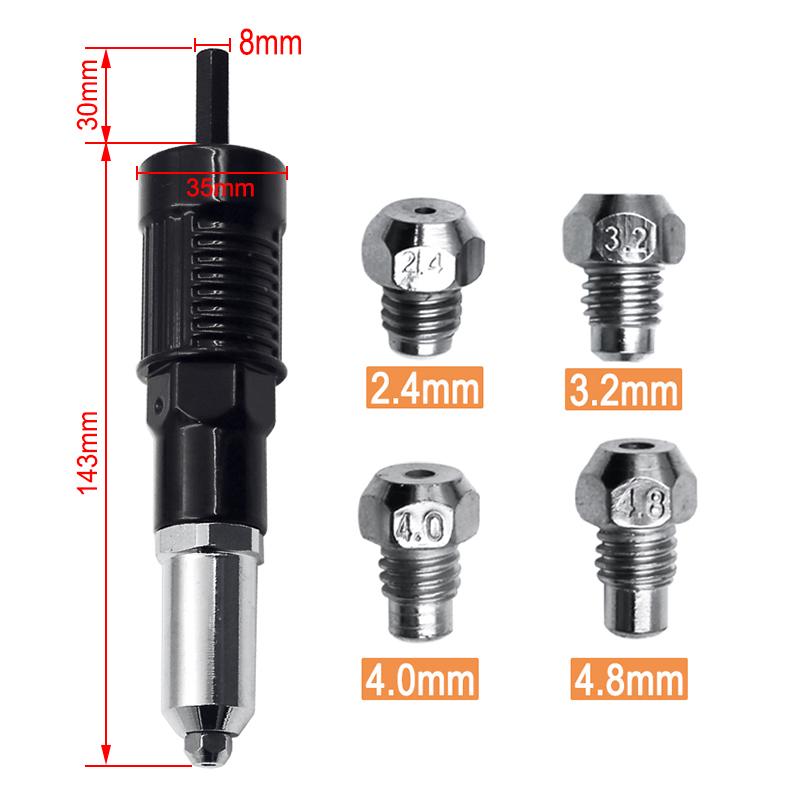 Professional Rivet Pliers Adapter Kit | Kalsten