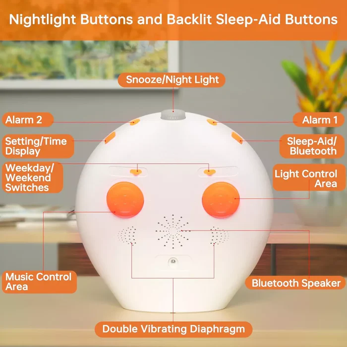 Sunrise Alarm Clock with Light