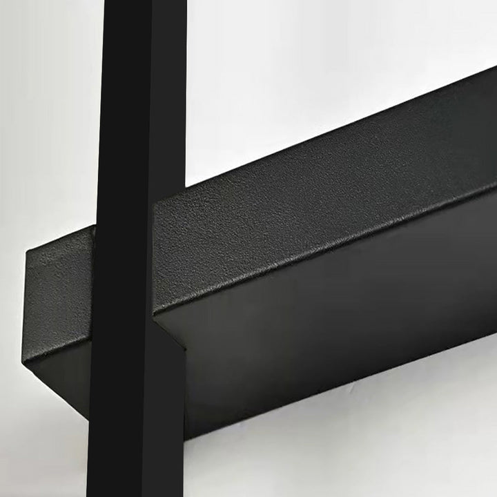 Interlaced Line Strips Waterproof Led Black Modern Outdoor Wall Lights | Kalsten