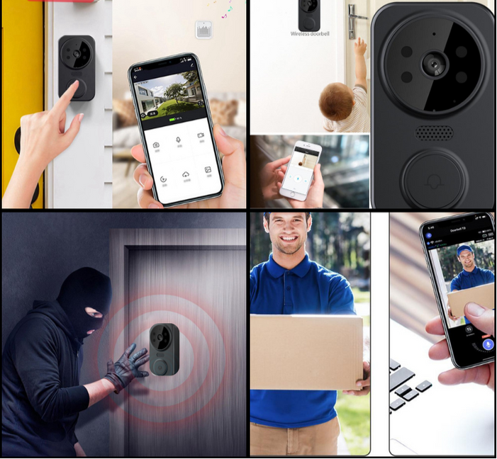 Noctiq Smart Wi-Fi Video Doorbell - HD Camera, Night Vision, Motion Sensor | Kalsten