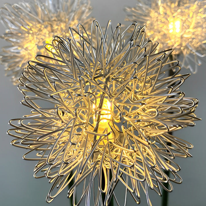 2PCS Aluminum Dandelions Flowers Decor Waterproof LED Solar Lawn Light | Kalsten