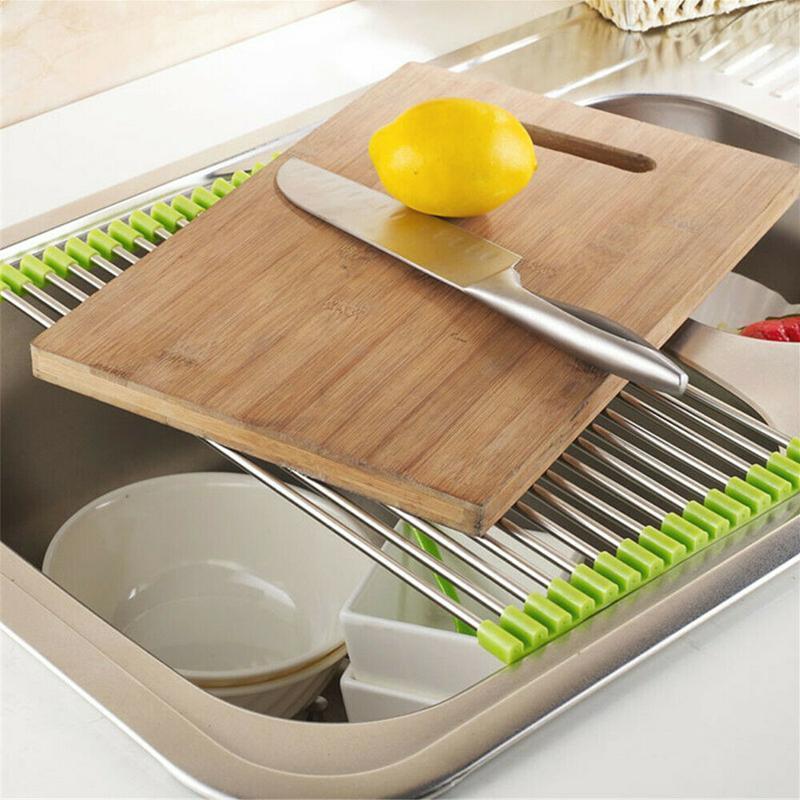 Roll-Up Stainless Steel Dish Dryer, Foldable | Kalsten