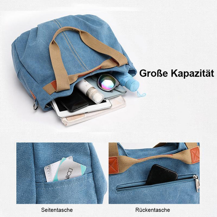 Sailcloth shoulder bag with large capacity | Kalsten