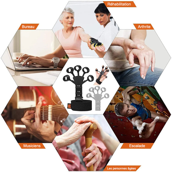 Silicone finger exercise trainer | Kalsten