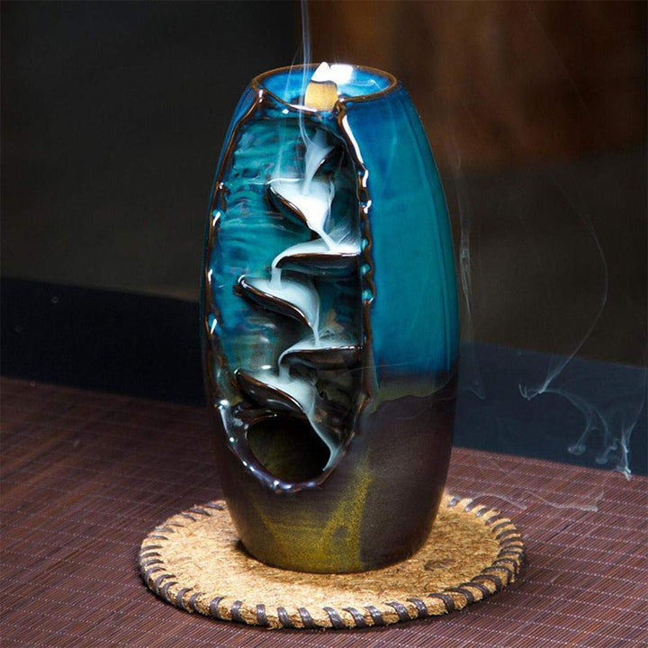Kalsten | Mountain River Waterfall Back-flow Incense Holder
