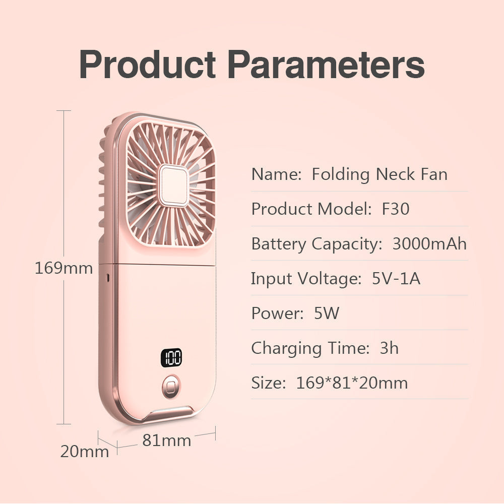 Kalsten | Portable Rechargeable Magic Phone Holder Cooling Fan