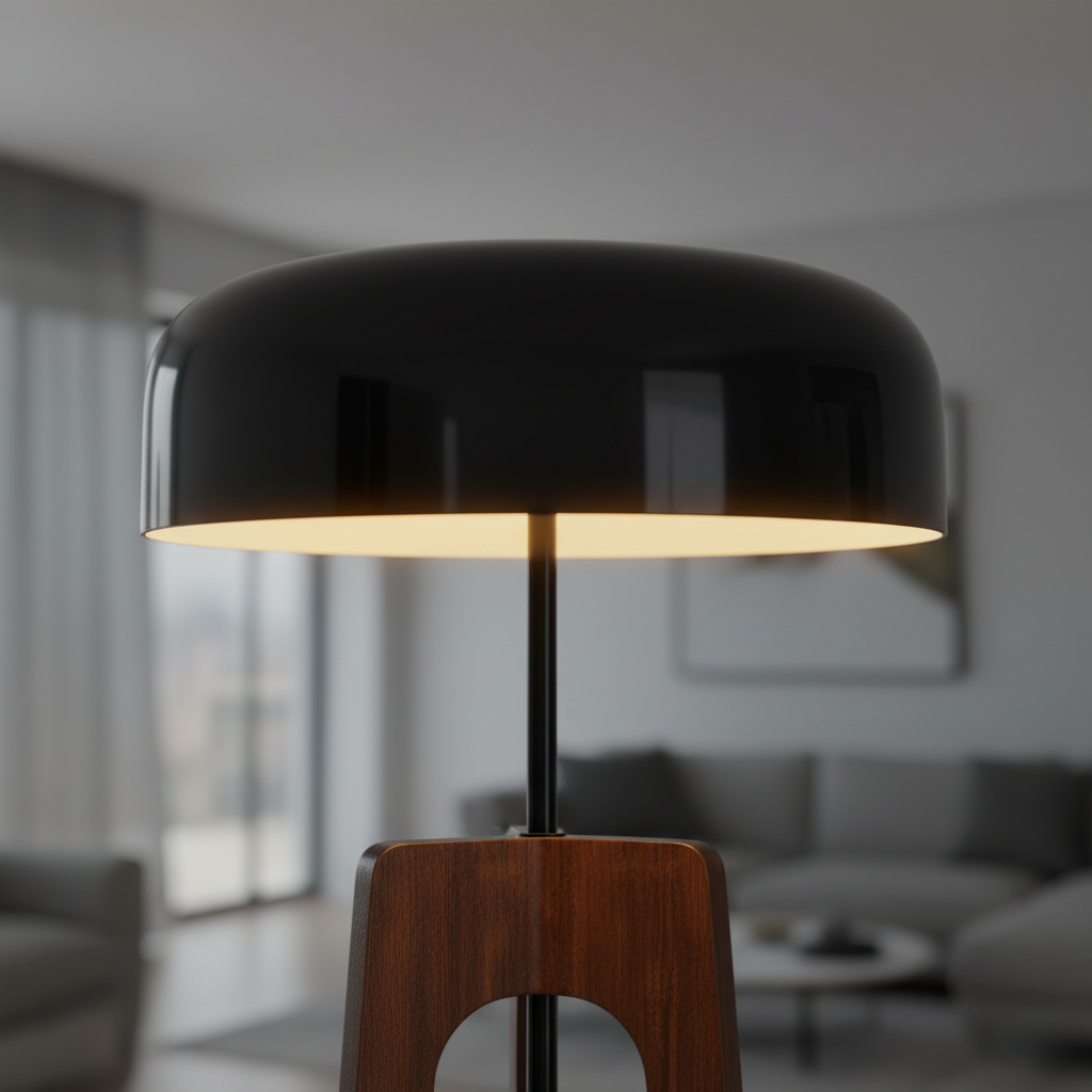 ArborWood Wooden Tripod Floor Lamp