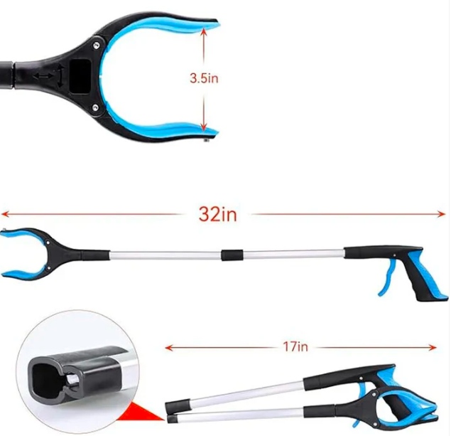 Kalsten | Newly Upgraded Foldable Grabber With 360° Swivel Clip