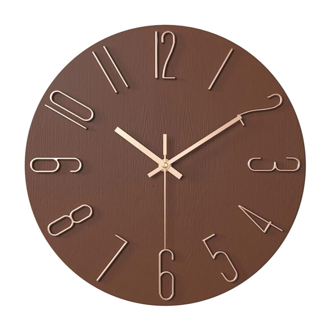 Kalsten | Noble Wall Clock – Modern & Silent Clock for Living Room