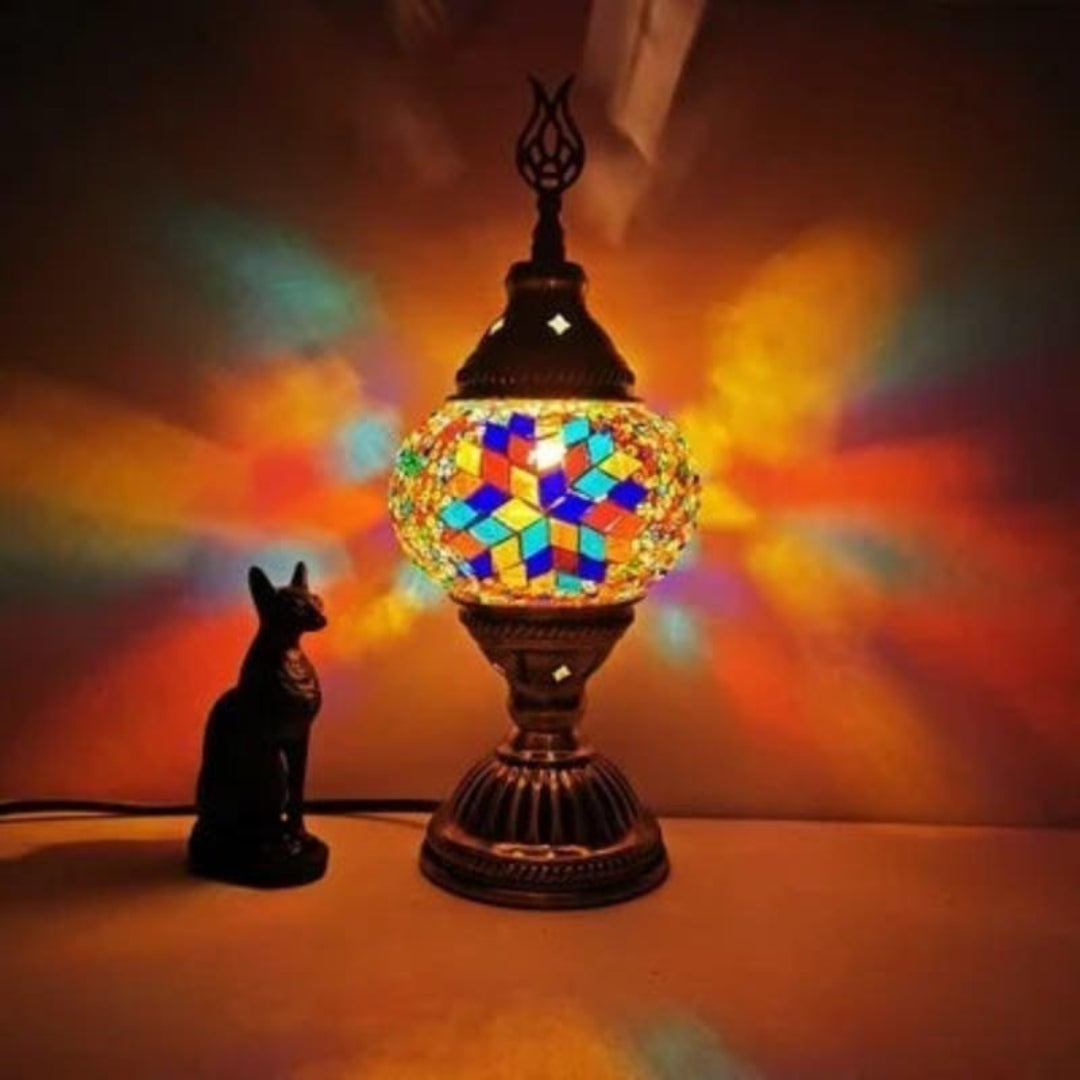 Mosaic Colorful Pattern Table Lamp Kalsten
