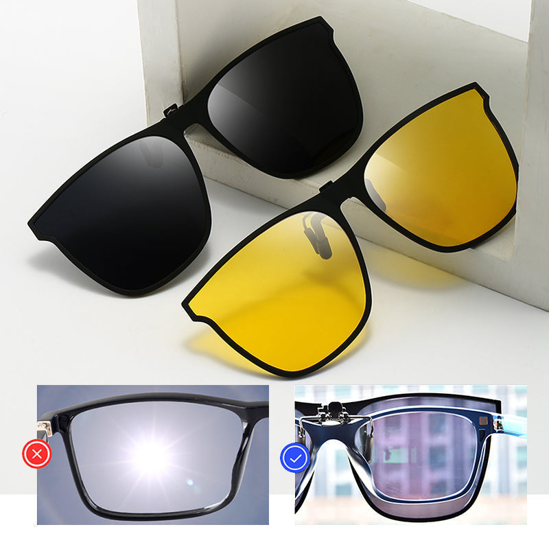 Kalsten | New polarized clip-on folding sunglasses