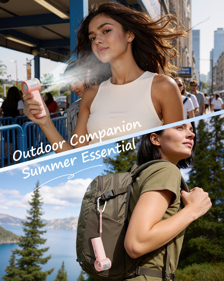 Portable Misting Fan - 5-Speed High-Power Handheld Fan | Kalsten