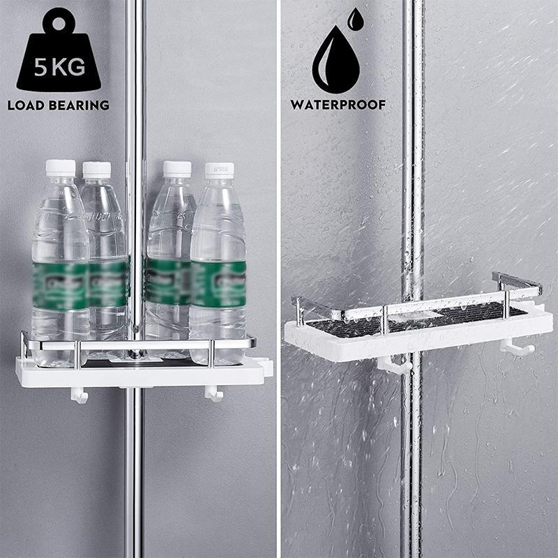 Multifunctional shower shelf without drilling | Kalsten