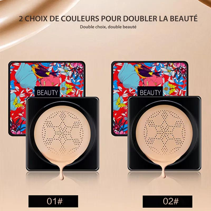 Cream CC Corrector With Mushroom Brush | Kalsten
