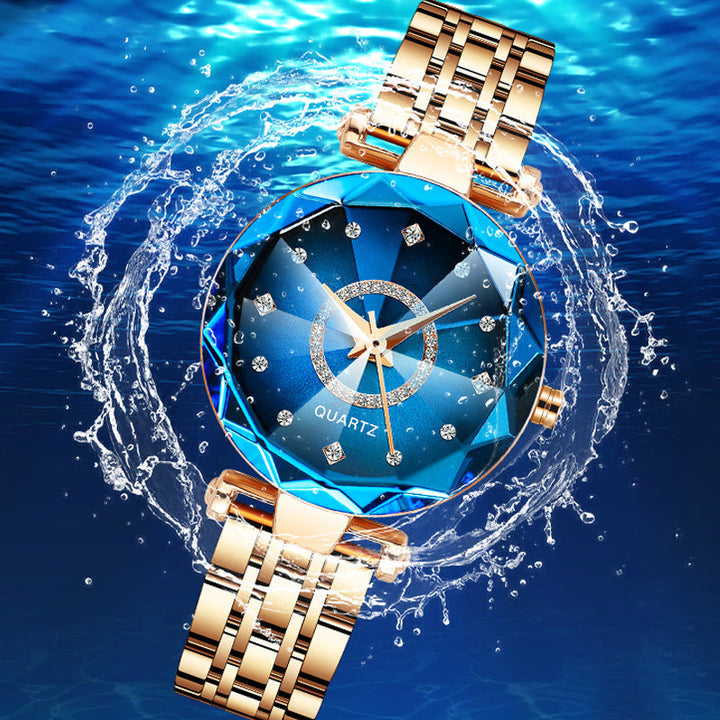 Kalsten | Starry Diamond Dial Ladies Waterproof Watch