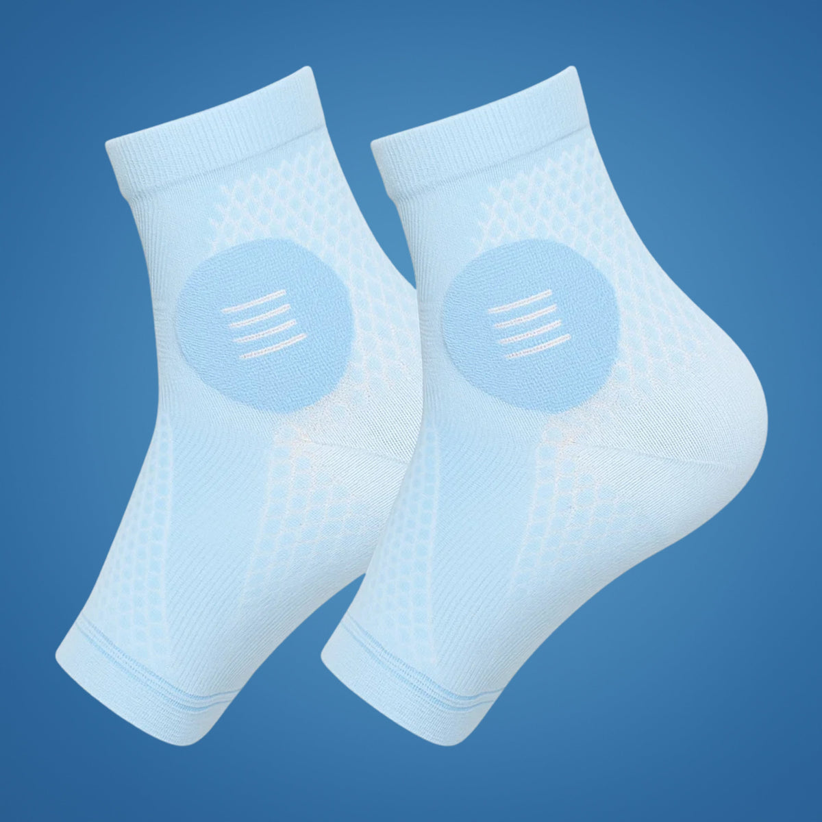 Neurowear | Neuropathy Compression Socks – Graduated 20–31 mmHg – Breathable Open-Toe Design – All-Day Relief for Swelling Plantar Fasciitis