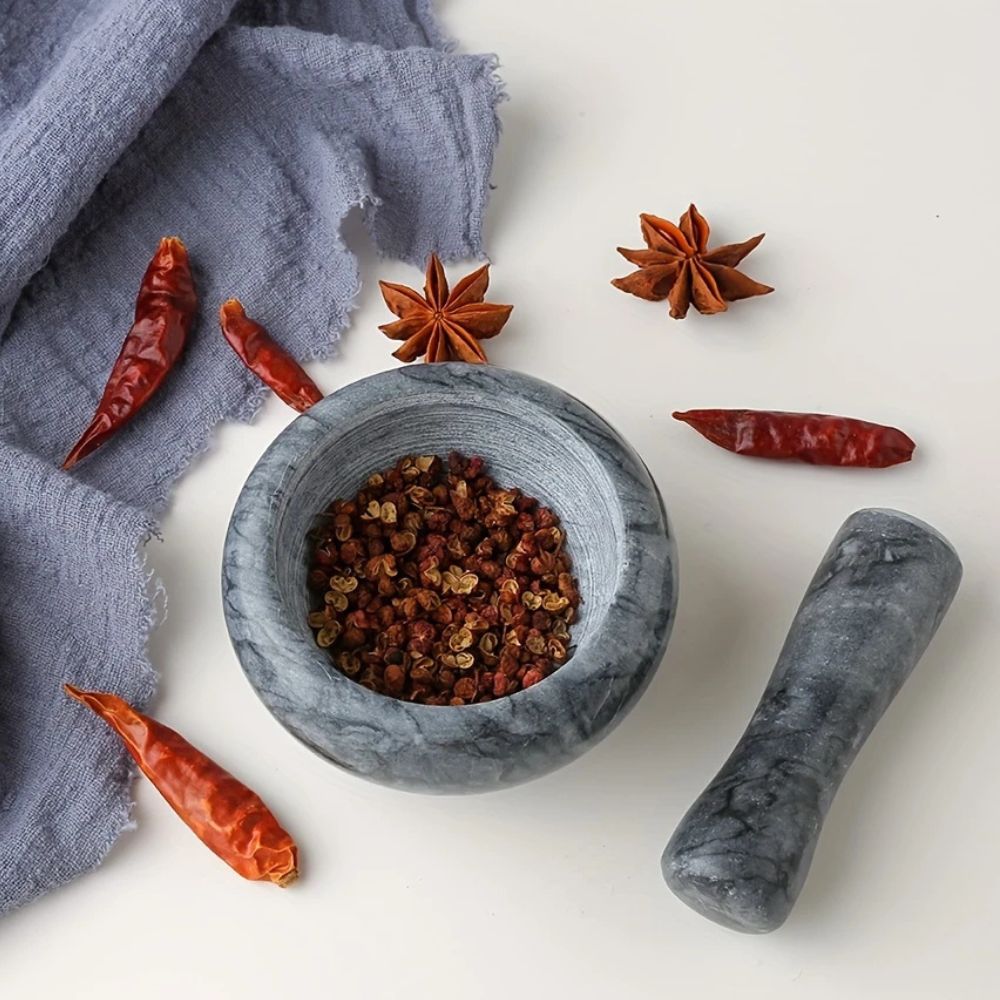 Kalsten | Marble Mortar and Pestle Set