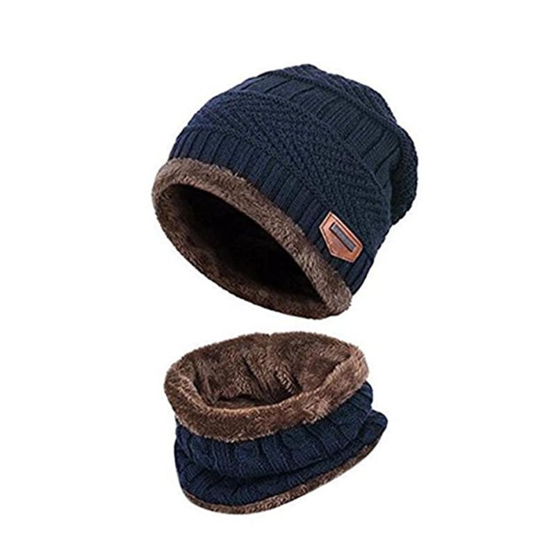 Winter Hat with Scarf Set