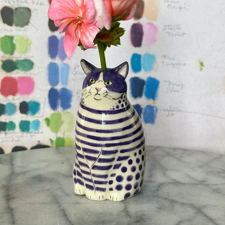 Kalsten | Dotted Cat Vase