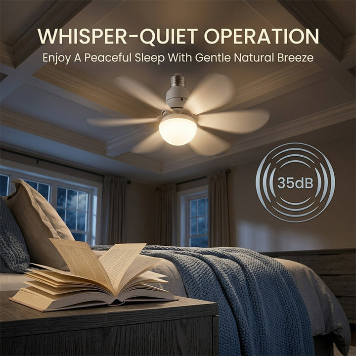 Modern Low Profile Ceiling Fan Light | Kalsten