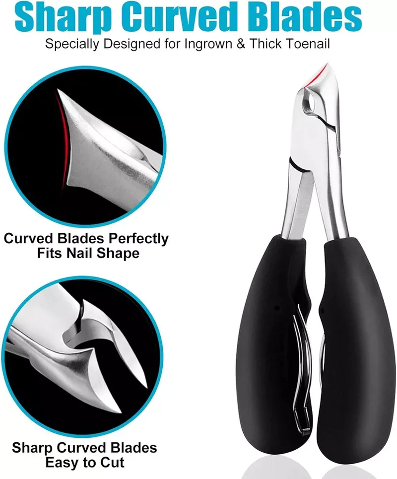 Kalsten | Toenail Clipper for Seniors, Sharp, Ergonomic & Ideal for Thick Nails