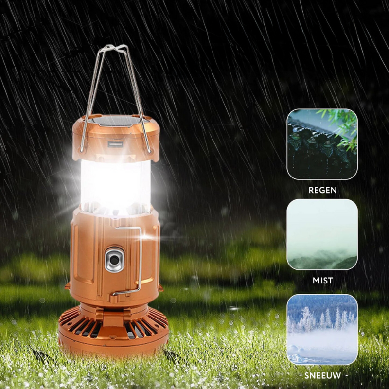 Camping lamp with Fan | Kalsten