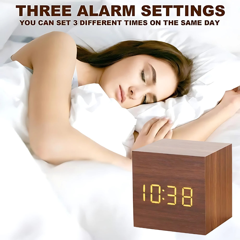 Kalsten | Modern Cube LED Alarm Clock