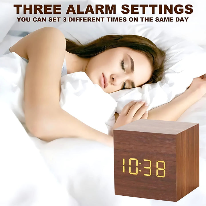 Kalsten | Modern Cube LED Alarm Clock