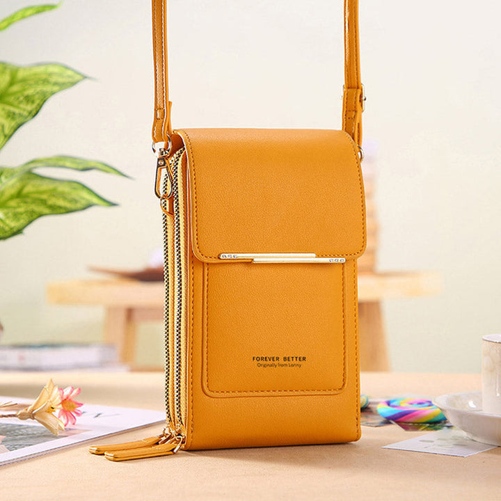 Anti-Theft Leather Bag with Touchscreen | Kalsten
