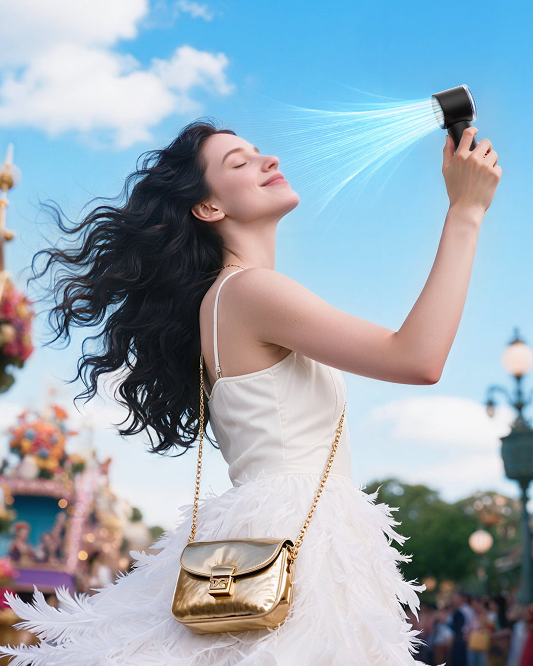 Portable High Speed Handheld Turbo Fan with LED Display | Kalsten