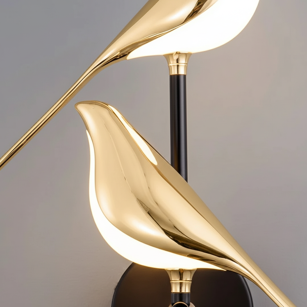 Bird-Design LED Wall Sconce