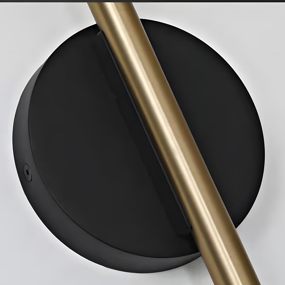 Simple Adjustable Round LED Luxury Aluminum Nordic Wall Light Fixture | Kalsten