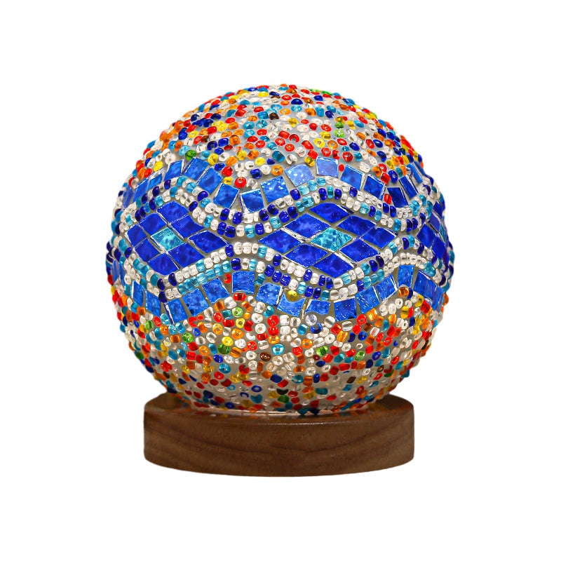 Stained Glass Table Lamp - Mosaic LED Lamp | Kalsten