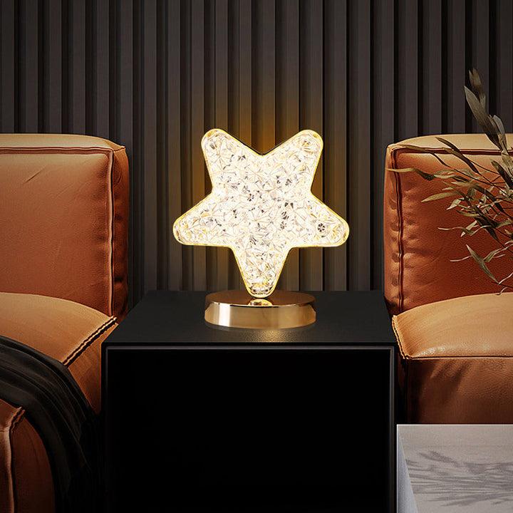 Star Moon Metal Table Lamp | Kalsten