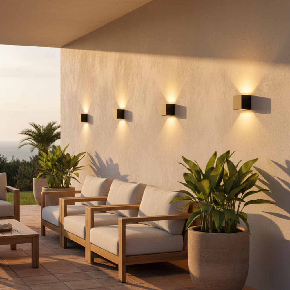 Adjustable Waterproof Outdoor Wall Sconce