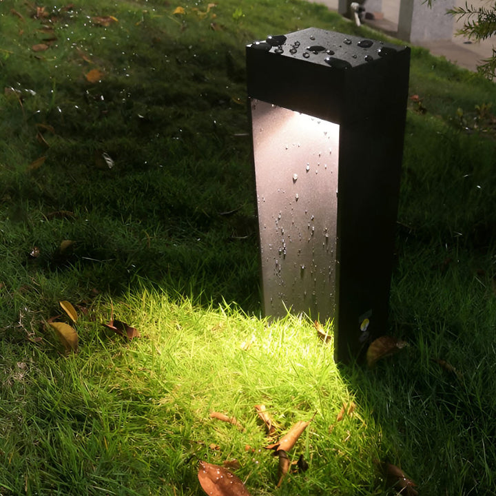 Square 5W LED Waterproof Black Modern Outdoor Lawn Light Path Lights | Kalsten