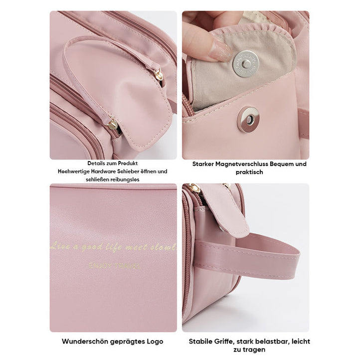 Portable cosmetics bag with large capacity | Kalsten